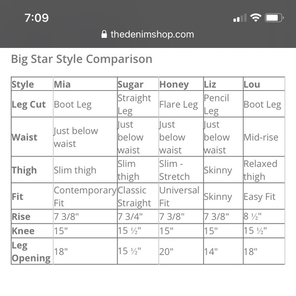 Big Star”Honey”JeansSz. 27R Flair Leg,Gently Worn - Picture 4 of 10